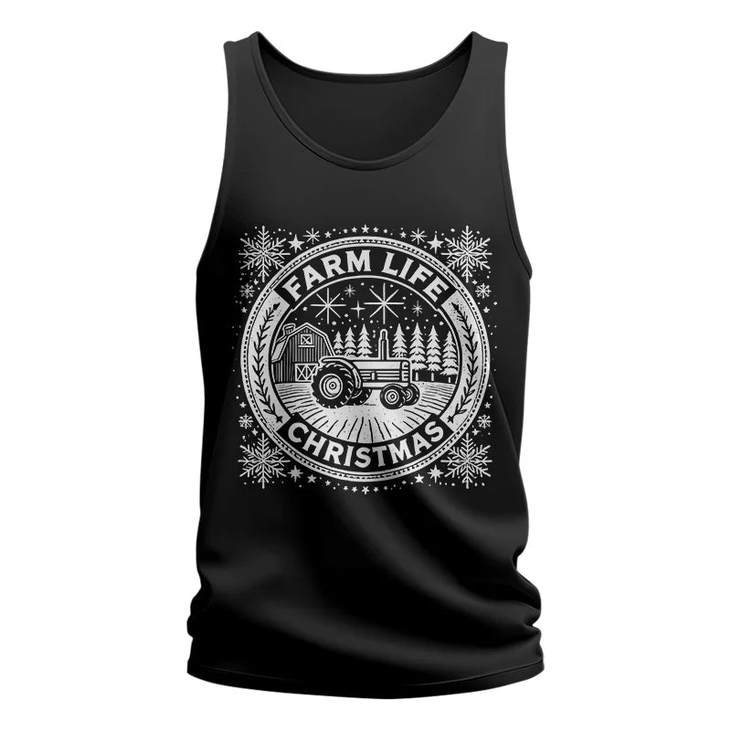 Image of Farm Life Christmas 2 - Unisex Jersey Tank