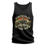 Flow The Past Seed The Future Drive A Tractor - Unisex Jersey Tank