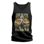 God Bless The Farmer 1 - Unisex Jersey Tank