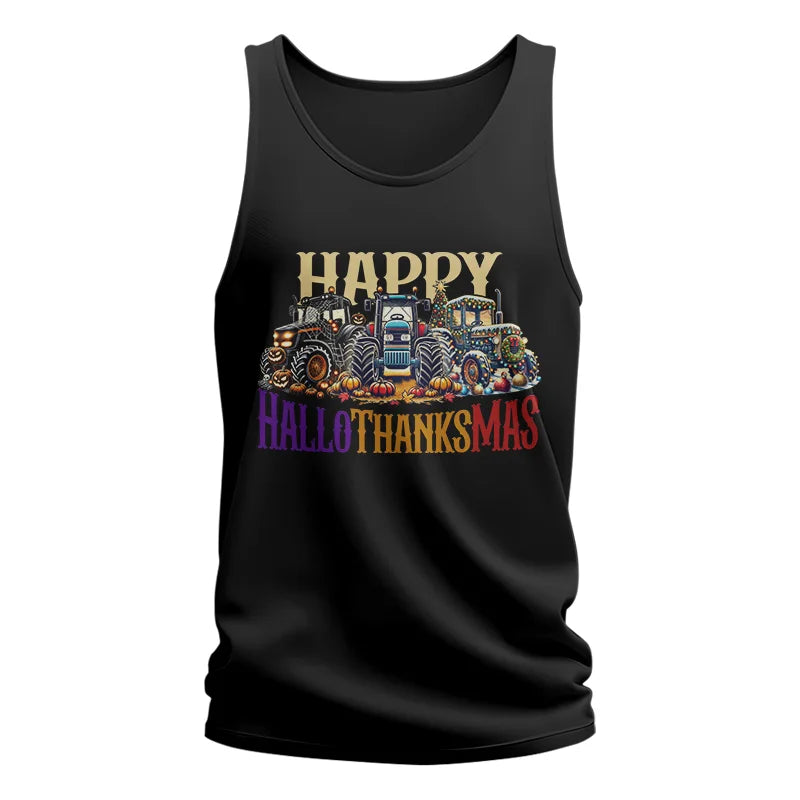 Happy HalloThanksMas - Unisex Jersey Tank