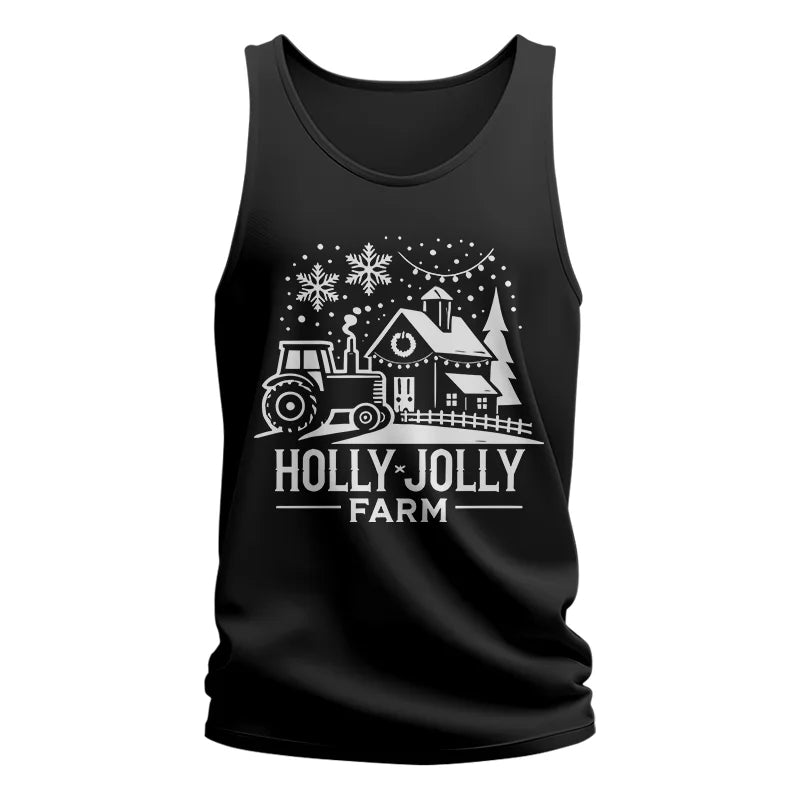 Image of Holly Jolly 3 - Unisex Jersey Tank