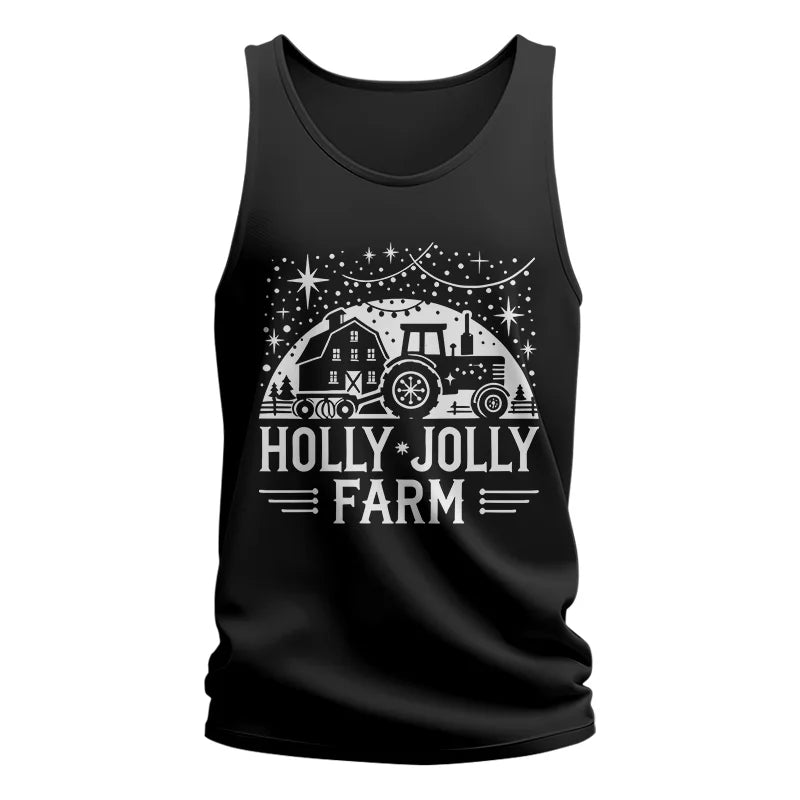 Holly Jolly Farm 2 - Unisex Jersey Tank