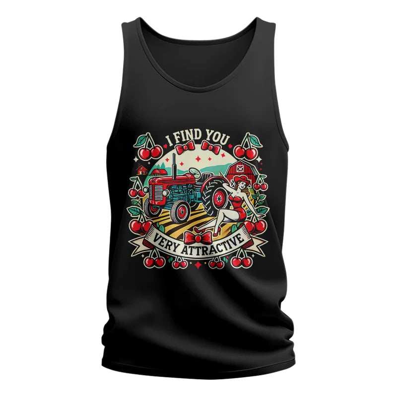 Image of I Find You Very Attractive Red Cherry - Unisex Jersey Tank