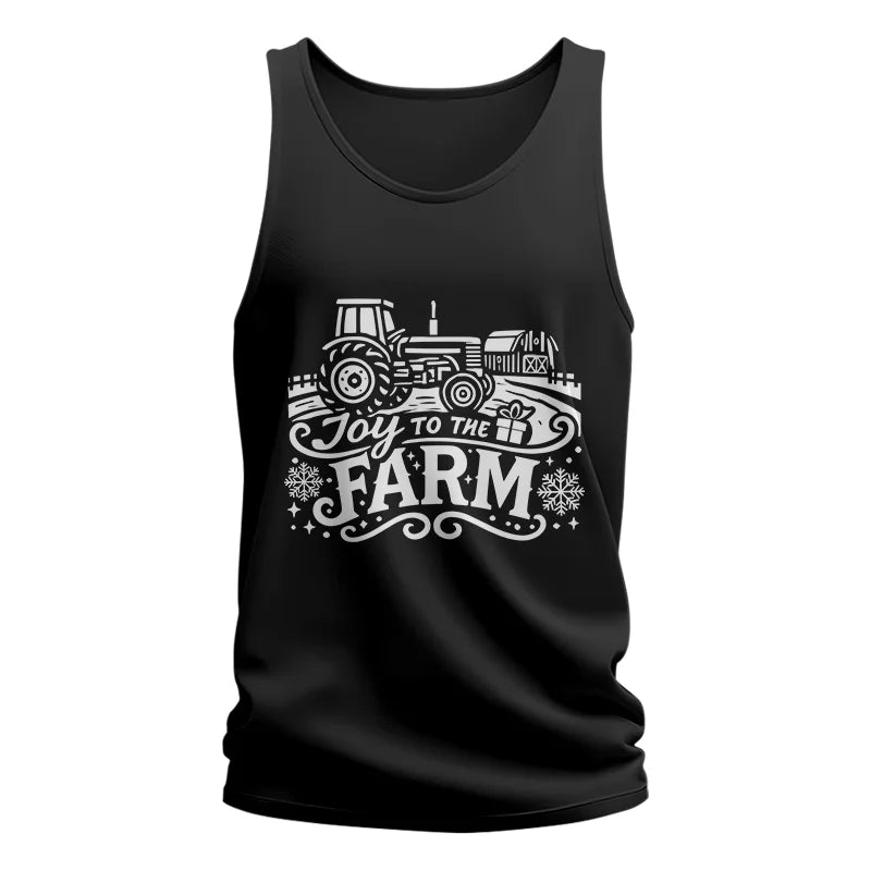 Joy To The Farm 1 - Unisex Jersey Tank