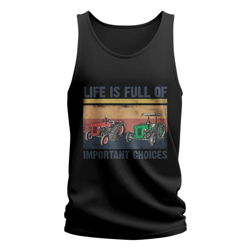 Image of Life Is Full Of Important Choices 37 - Unisex Jersey Tank