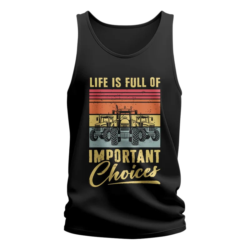 Image of Life Is Full Of Important Choices 39 - Unisex Jersey Tank