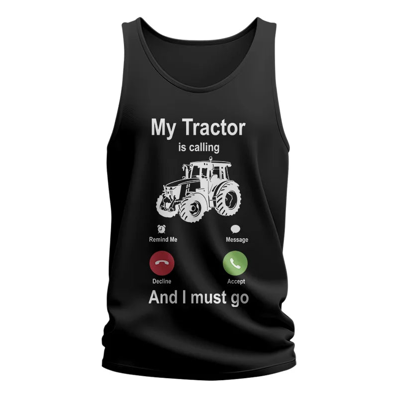 My Tractor Is Calling - Unisex Jersey Tank