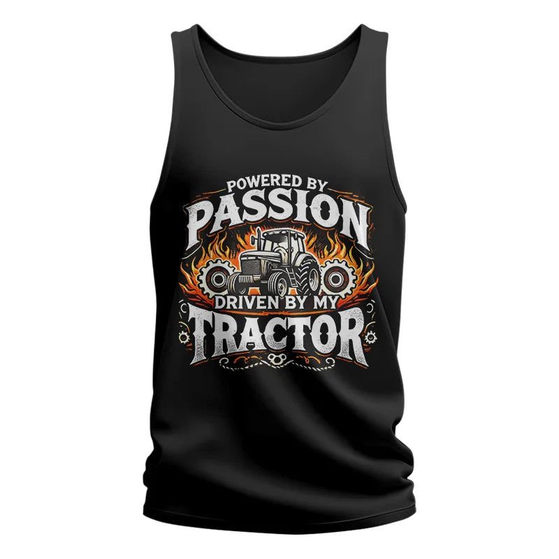 Powered By Passion Driven By My Tractor 1 - Unisex Jersey Tank