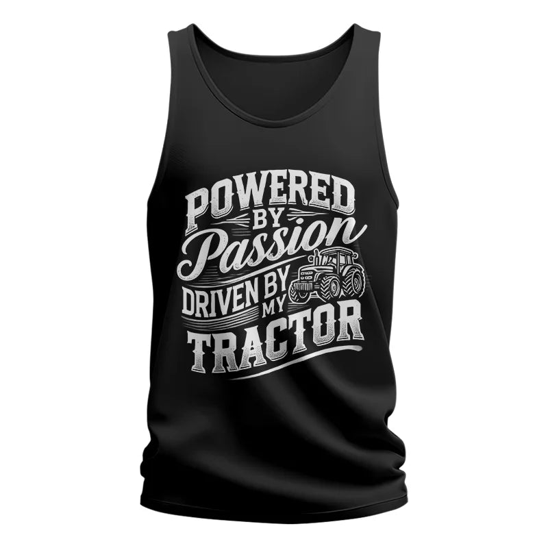 Powered By Passion Driven By My Tractor 2 - Unisex Jersey Tank