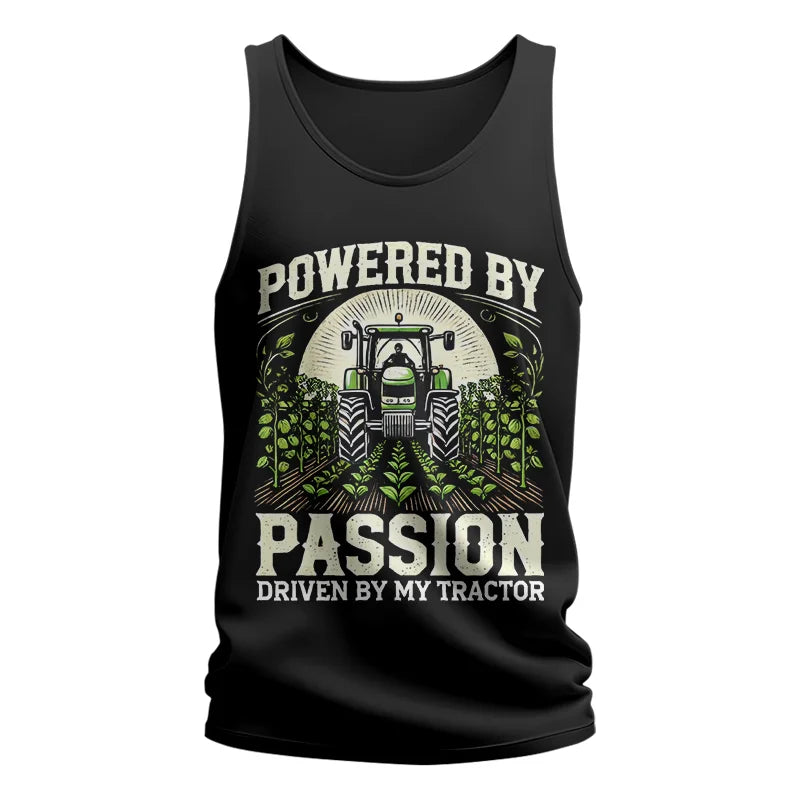 Image of Powered By Passion Driven By My Tractor 3 - Unisex Jersey Tank