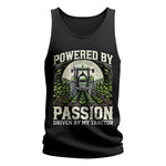 Powered By Passion Driven By My Tractor 3 - Unisex Jersey Tank