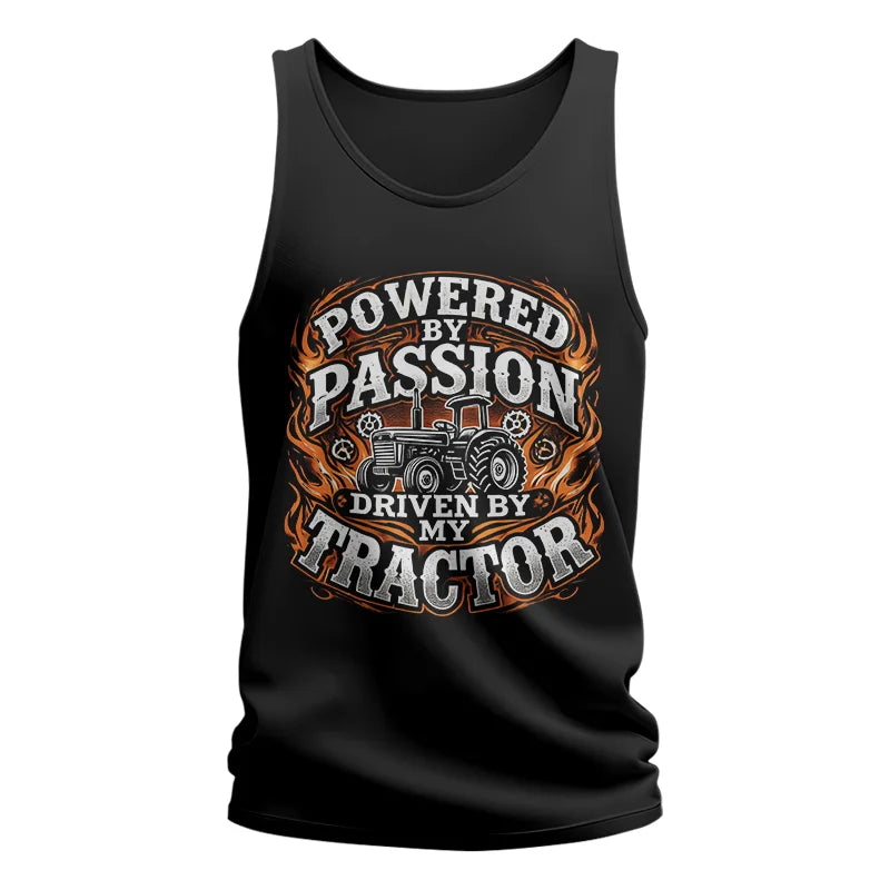 Powered By Passion Driven By My Tractor 5 - Unisex Jersey Tank