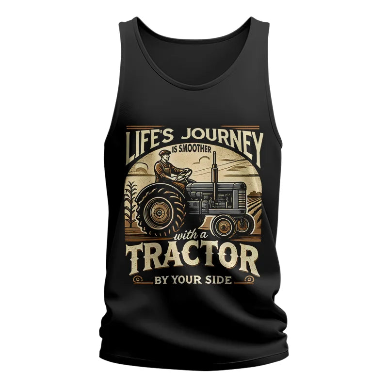 Image of Smoother With A Tractor By Your Side - Unisex Jersey Tank