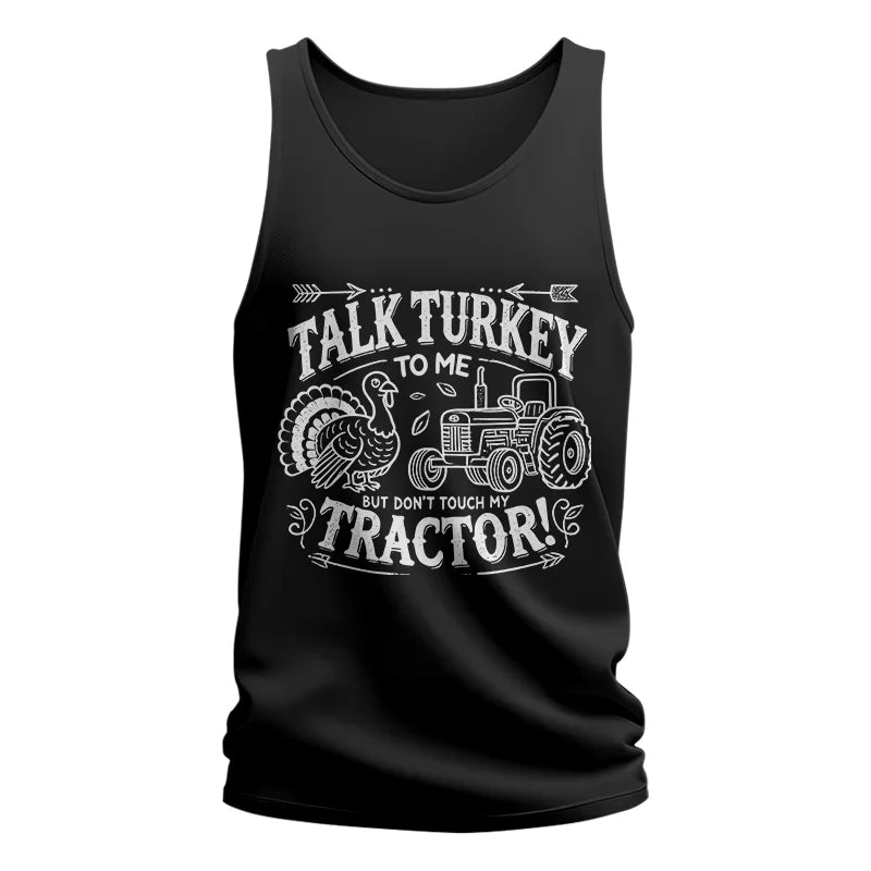 Talk Turkey to Me But Don’t Touch My Tractor 2 - Unisex Jersey Tank