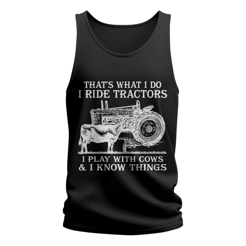 That's What I Do I Ride Tractors - Unisex Jersey Tank