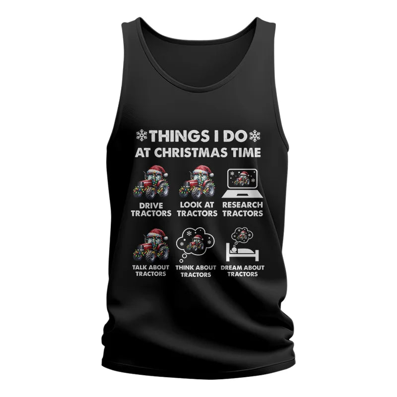 Things I Do At Christmas Time - Unisex Jersey Tank