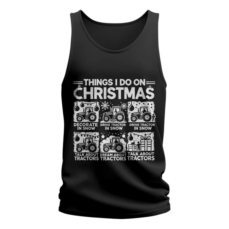 Things I Do On Christmas - Unisex Jersey Tank