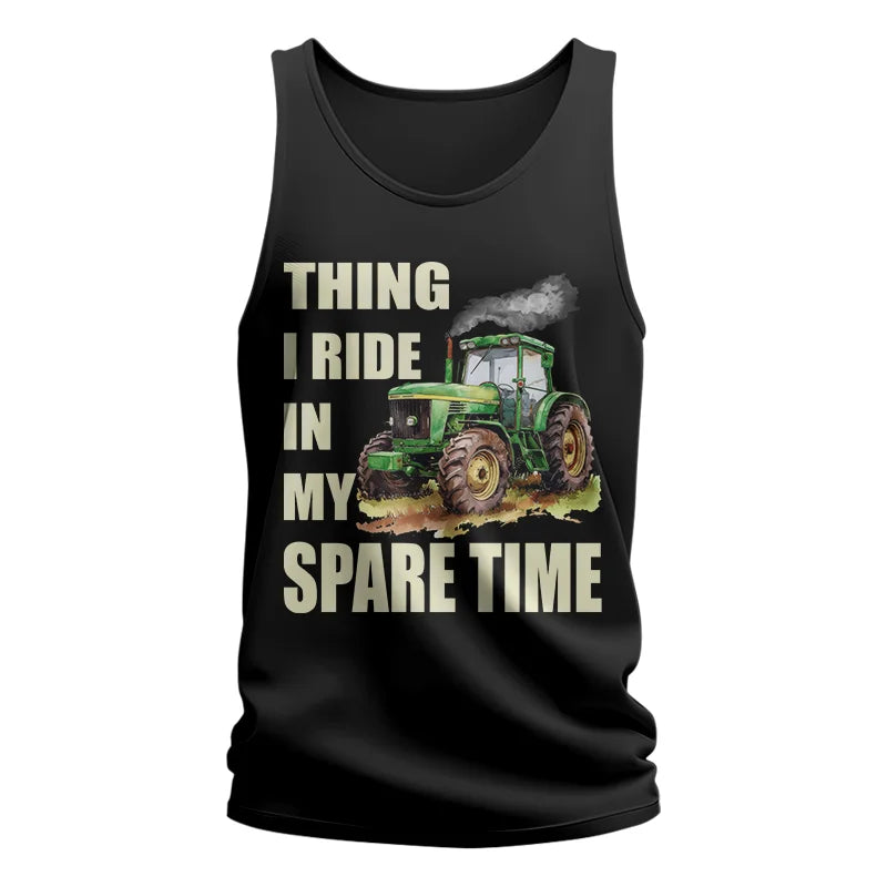 Image of Things I Ride In My Spare Time 1 - Unisex Jersey Tank