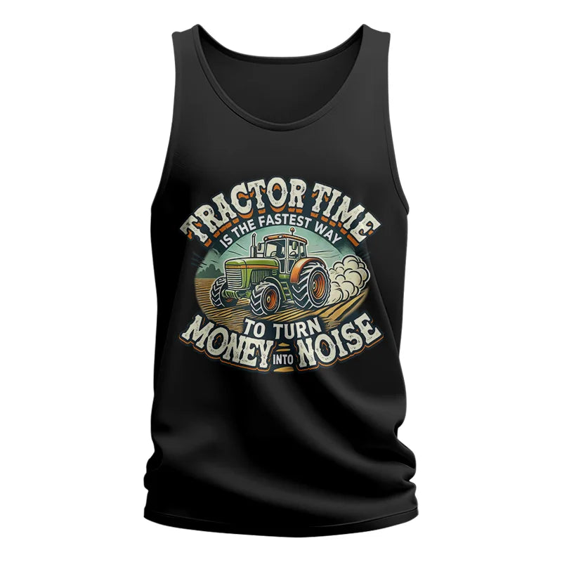 Image of Tractor Time To Turn Money Into Noise - Unisex Jersey Tank