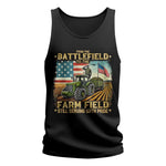 Veteran Farmer From The Battlefield To The Farm Field 2 - Unisex Jersey Tank