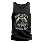 Where There's A Tractor There's A Way 3 - Unisex Jersey Tank