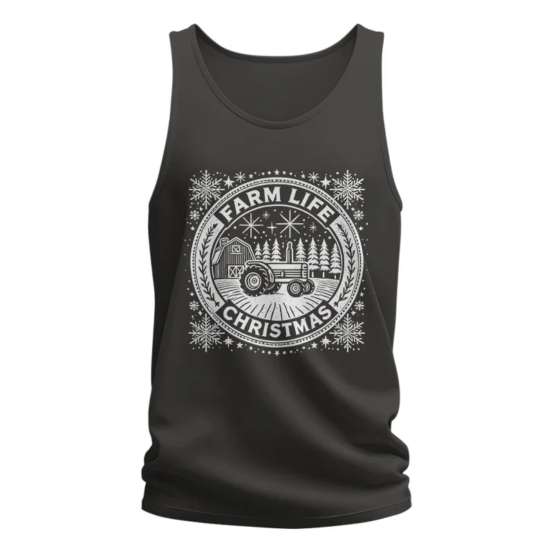 Image of Farm Life Christmas 2 - Unisex Jersey Tank