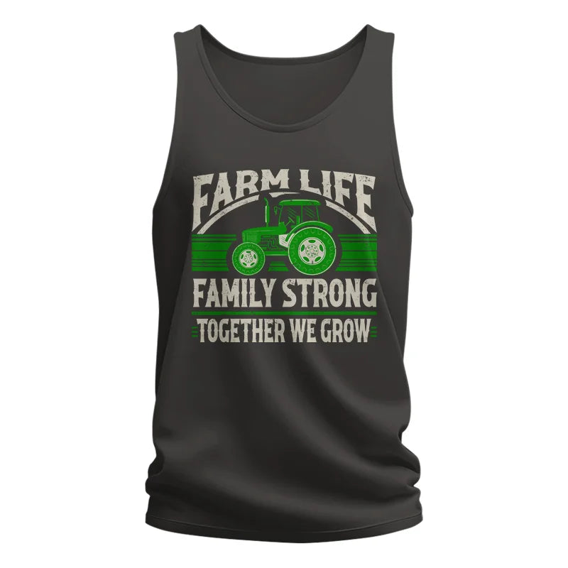 Image of Farm life Family Strong_Together We grow - Unisex Jersey Tank