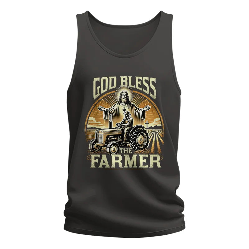 Image of God Bless The Farmer 1 - Unisex Jersey Tank