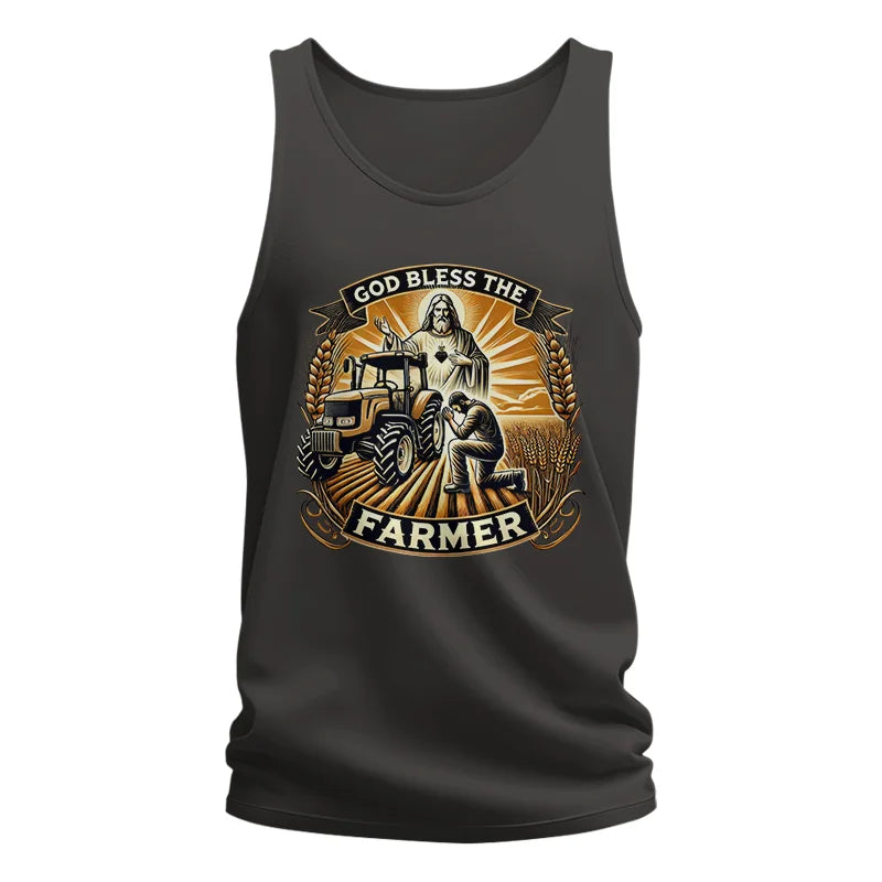 Image of God Bless The Farmer 2 - Unisex Jersey Tank