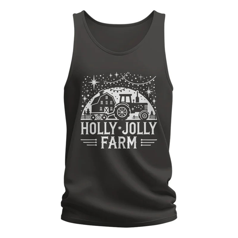 Holly Jolly Farm 2 - Unisex Jersey Tank