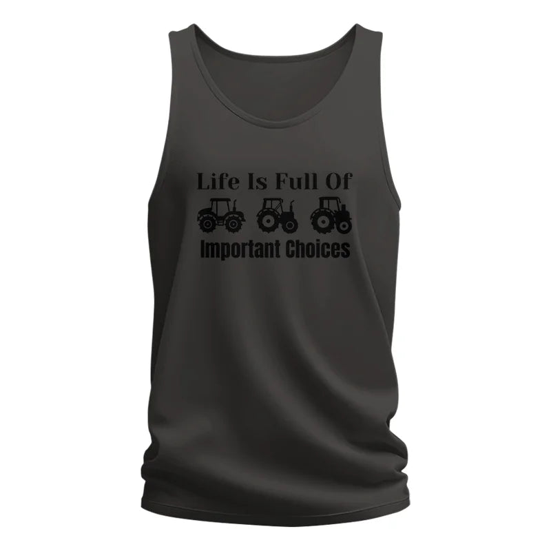 Image of Life Is Full Of Important Choices 22 - Unisex Jersey Tank