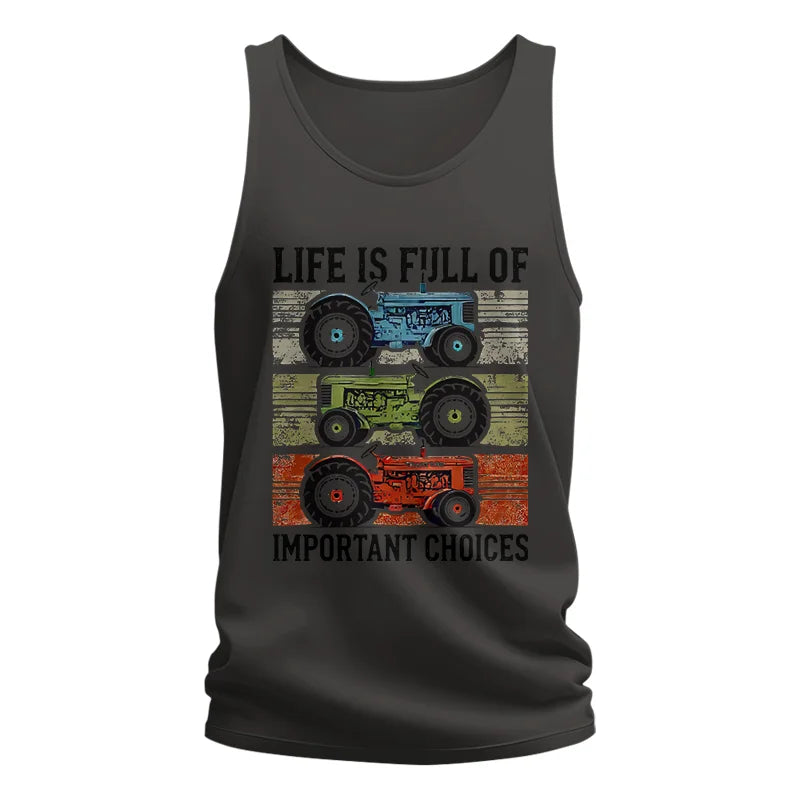 Image of Life Is Full Of Important Choices 3 - Unisex Jersey Tank