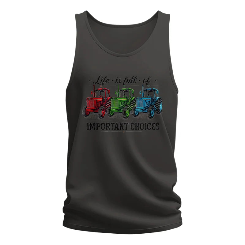 Image of Life Is Full Of Important Choices 6 - Unisex Jersey Tank