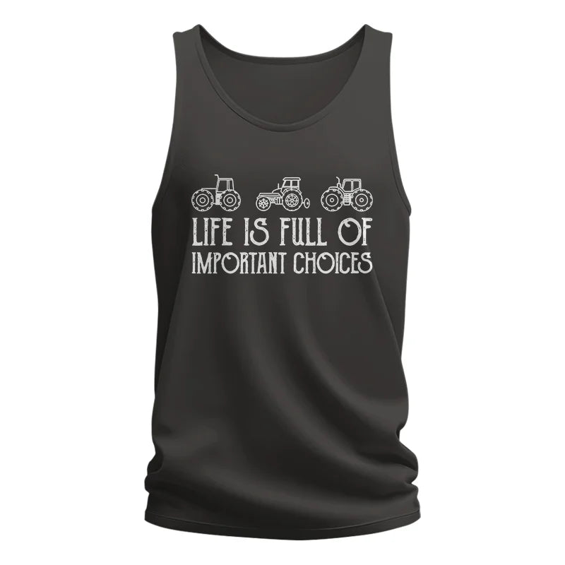 Image of Life Is Full Of Important Choices 7 - Unisex Jersey Tank