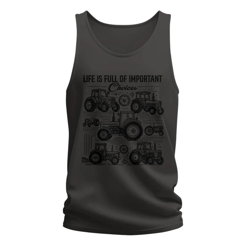 Image of Life Is Full Of Important Choices - Unisex Jersey Tank