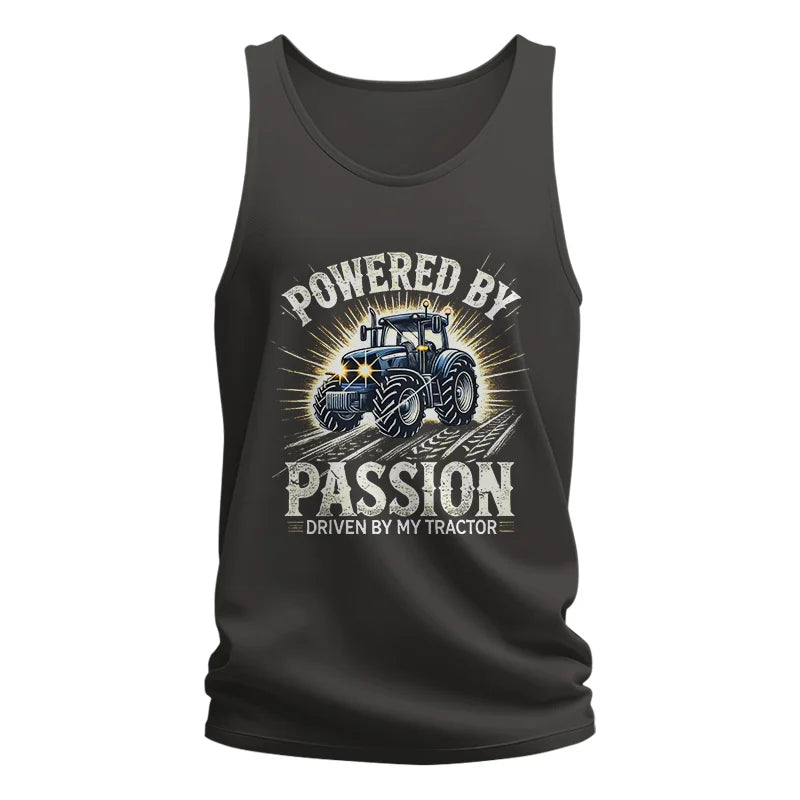 Powered By Passion Driven By My Tractor - Unisex Jersey Tank