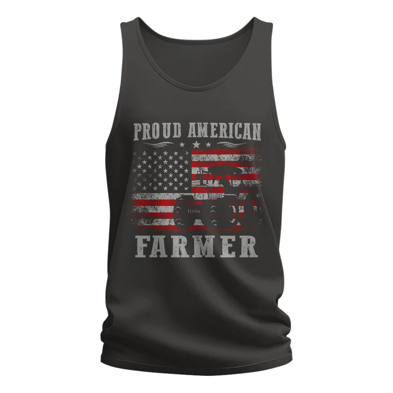 Proud American Farmer - Unisex Jersey Tank