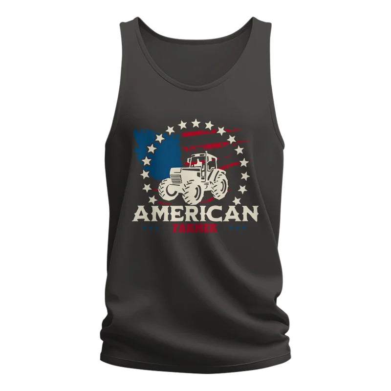 Proud To Be An American Farmer Citizen Veteran - Unisex Jersey Tank