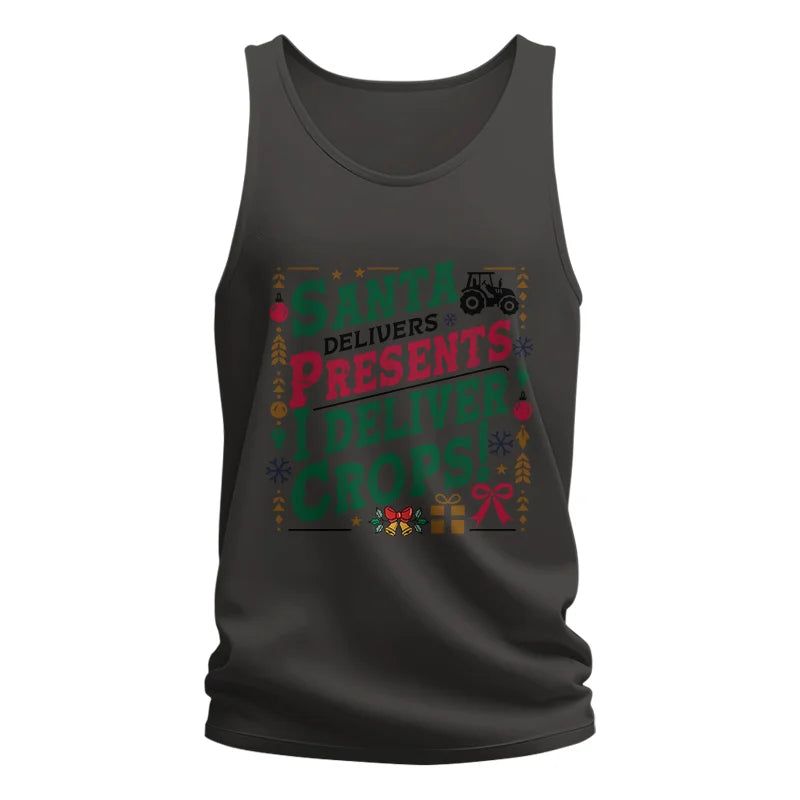 Santa Deliver Present I Deliver Crops! - Unisex Jersey Tank