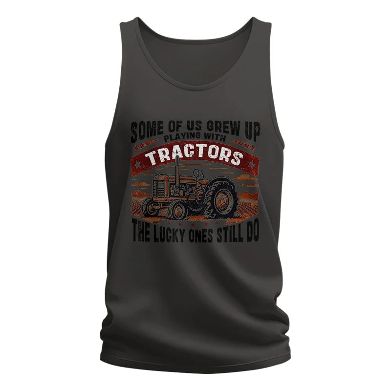 Some Of Us Grew Up Playing With Tractors 2 - Unisex Jersey Tank