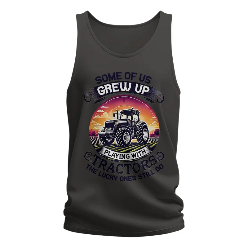 Some Of Us Grew Up Playing With Tractors 4 - Unisex Jersey Tank