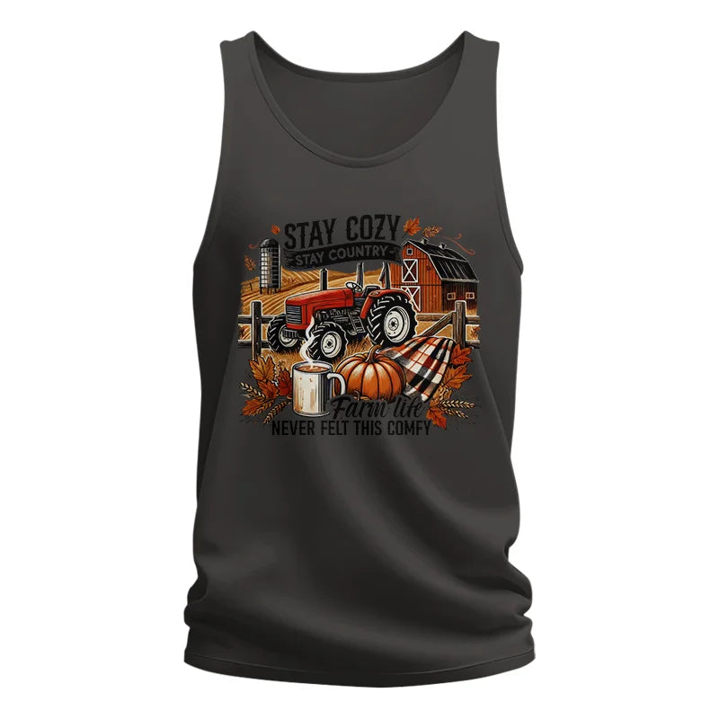 Stay Cozy_Stay Country_Farm Life Never Felt This Comfy - Unisex Jersey Tank