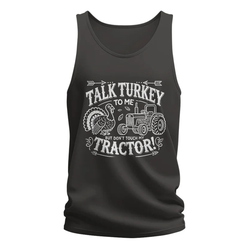 Talk Turkey to Me But Don’t Touch My Tractor 2 - Unisex Jersey Tank