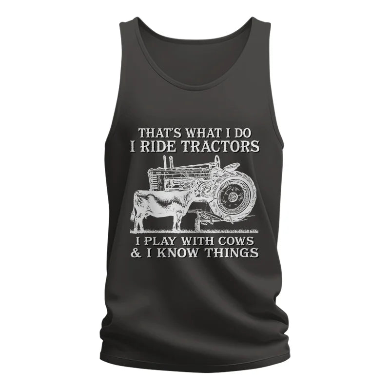 That's What I Do I Ride Tractors - Unisex Jersey Tank