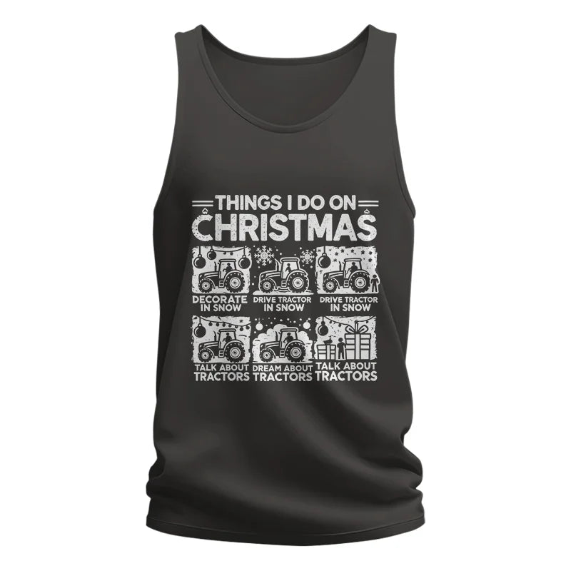 Things I Do On Christmas - Unisex Jersey Tank