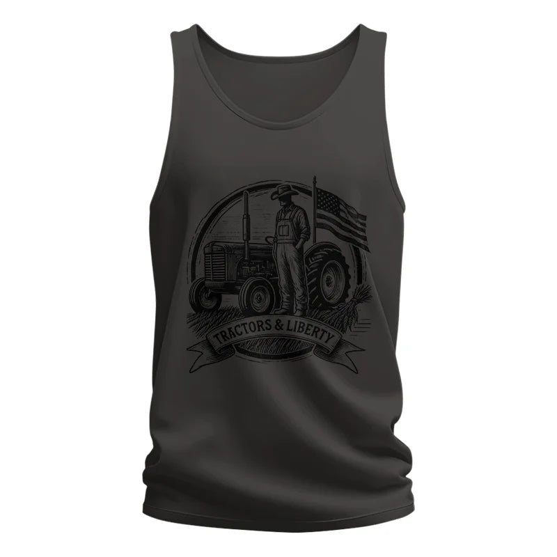 Image of Tractors And Liberty - Unisex Jersey Tank