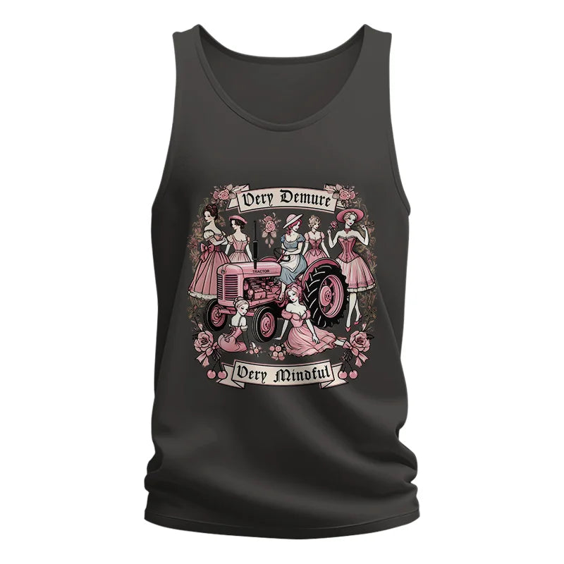 Very Demure Very Mindful Tractor - Unisex Jersey Tank