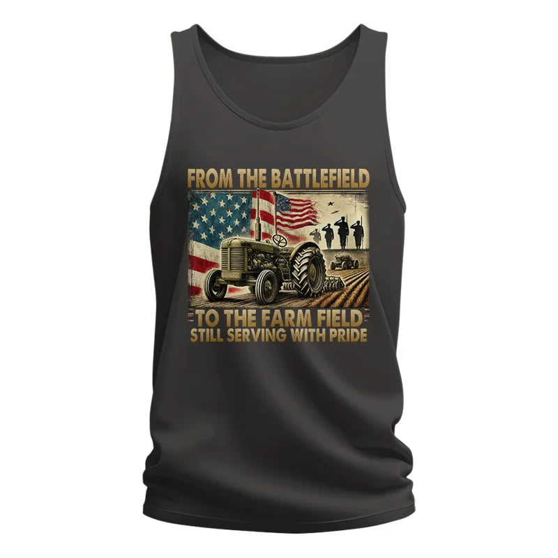 Veteran Farmer From The Battlefield To The Farm Field 1 - Unisex Jersey Tank