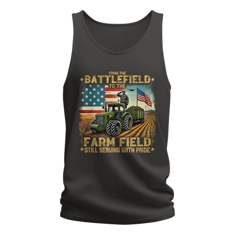 Veteran Farmer From The Battlefield To The Farm Field 2 - Unisex Jersey Tank