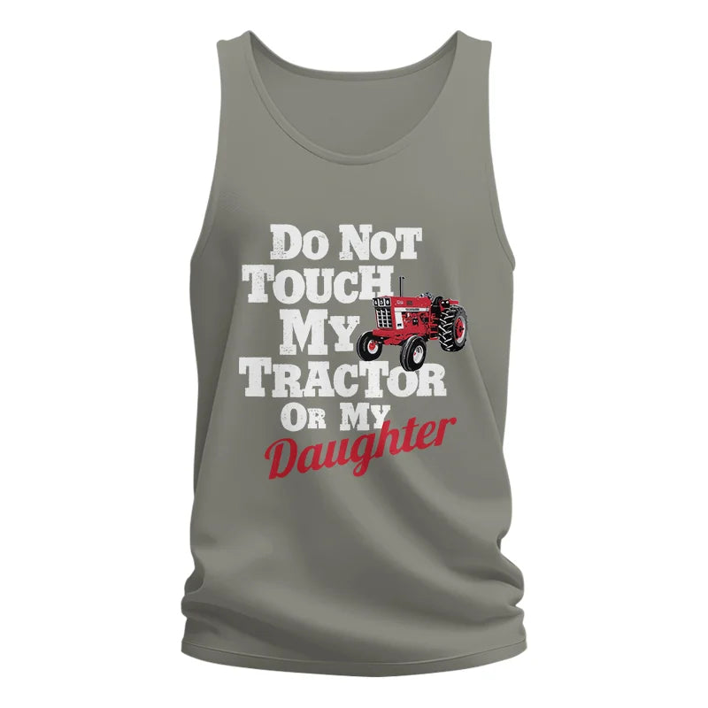 Do Not Touch My Tractor Or My Daughter - Unisex Jersey Tank